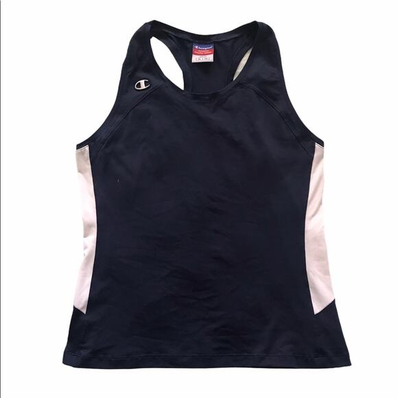 Champion Fast Break Double Dry Racerback Tank Navy - Picture 1 of 8